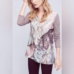 AKEMI + KIN (Anthropologie) Fauna Jungle Kat Henley. 
Size: Medium - p2p  20".